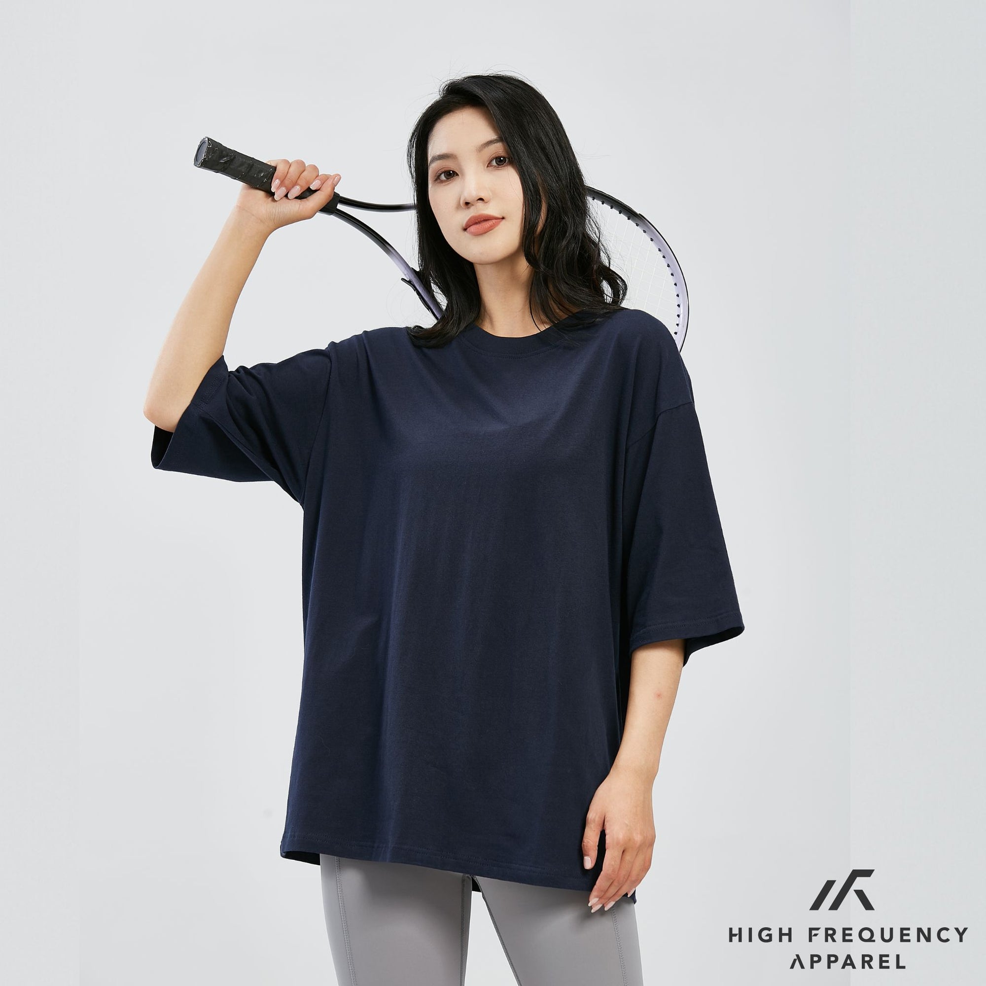 Oversized Smooth Stretch Cotton Tee