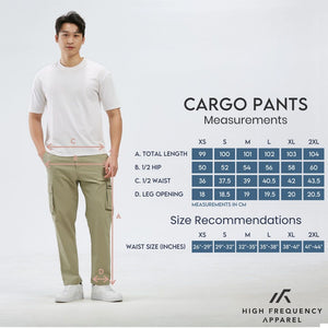 Straight Cut Cargo Pants HF Premium Cotton | Workwear | Utility Pants | Deep Pockets | Professional | Comfortable