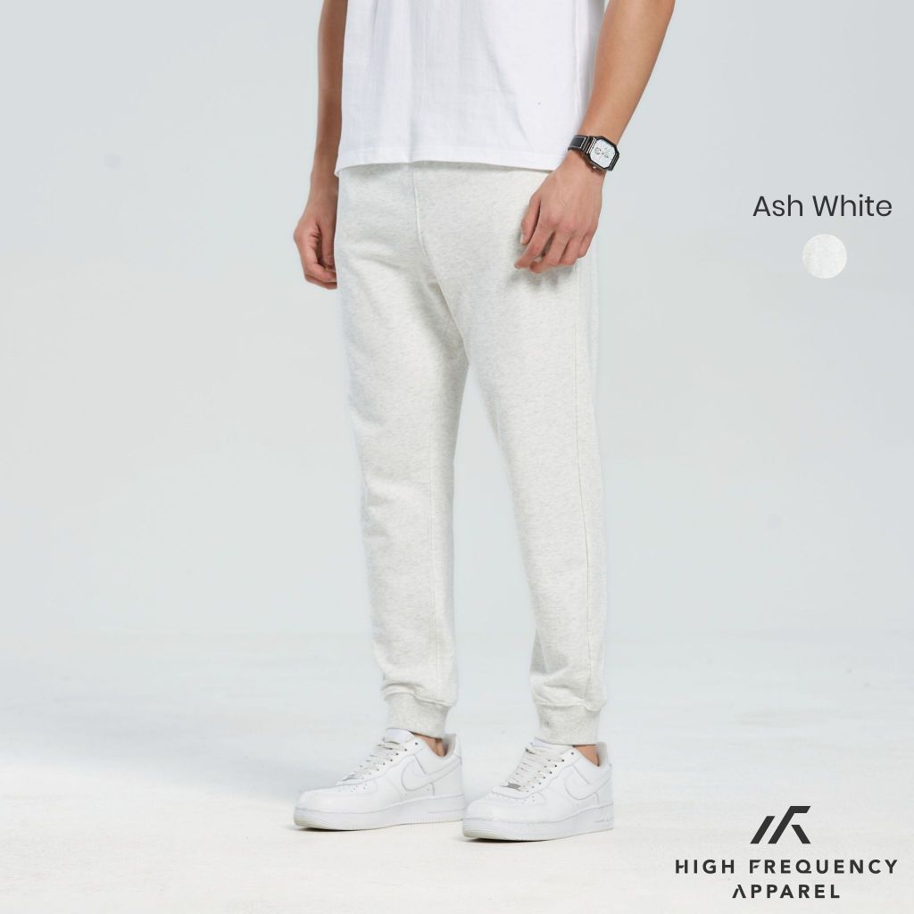Cotton Sweatpants With Elastic Cuffed Leg Opening