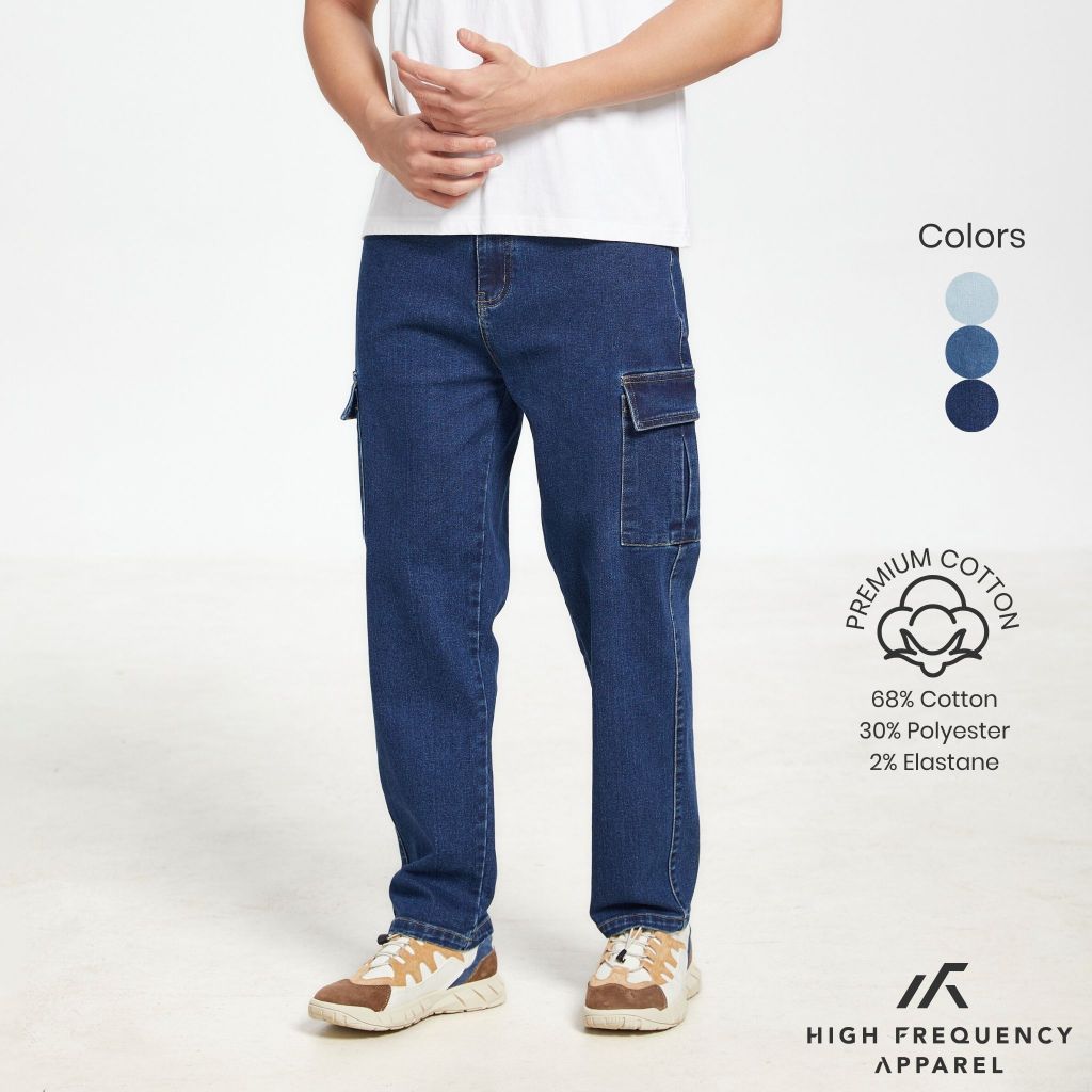 HFA Men's Cargo Denim Jeans