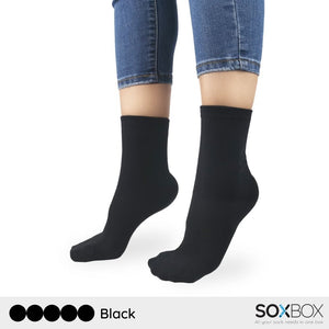 [5 Pairs] SoxBox Long Unisex Cotton Comfortable Socks