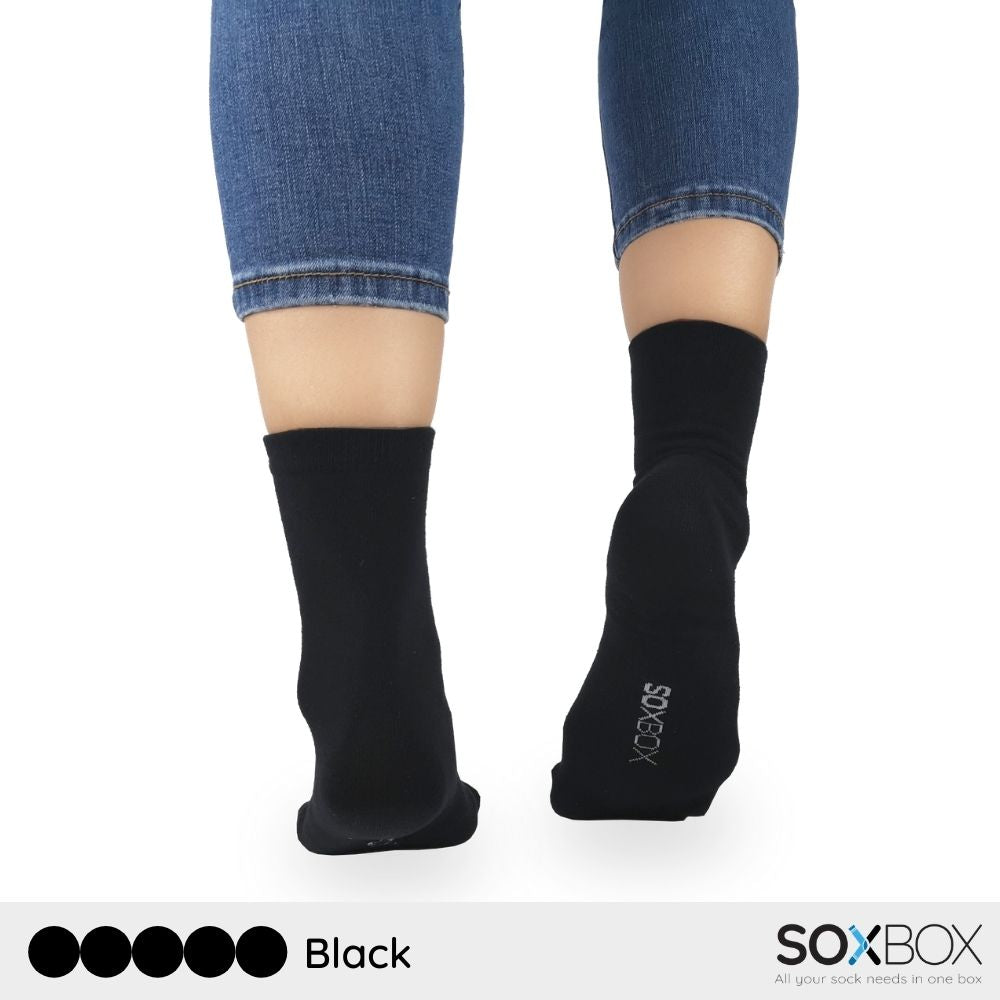 [5 Pairs] SoxBox Long Unisex Cotton Comfortable Socks